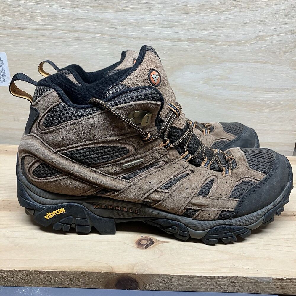 Merrell Moab 2 Mid Boots Men's Size 11 Hiking Vibram Waterproof J06051